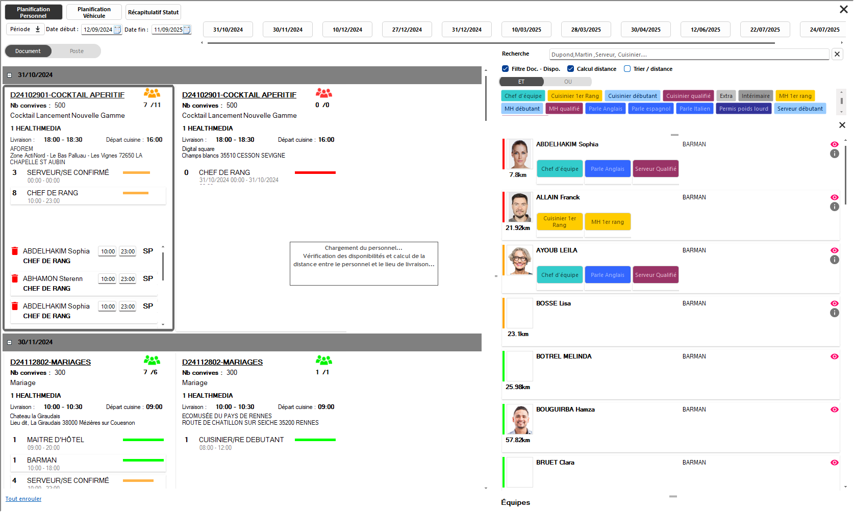 Planification Par Réception